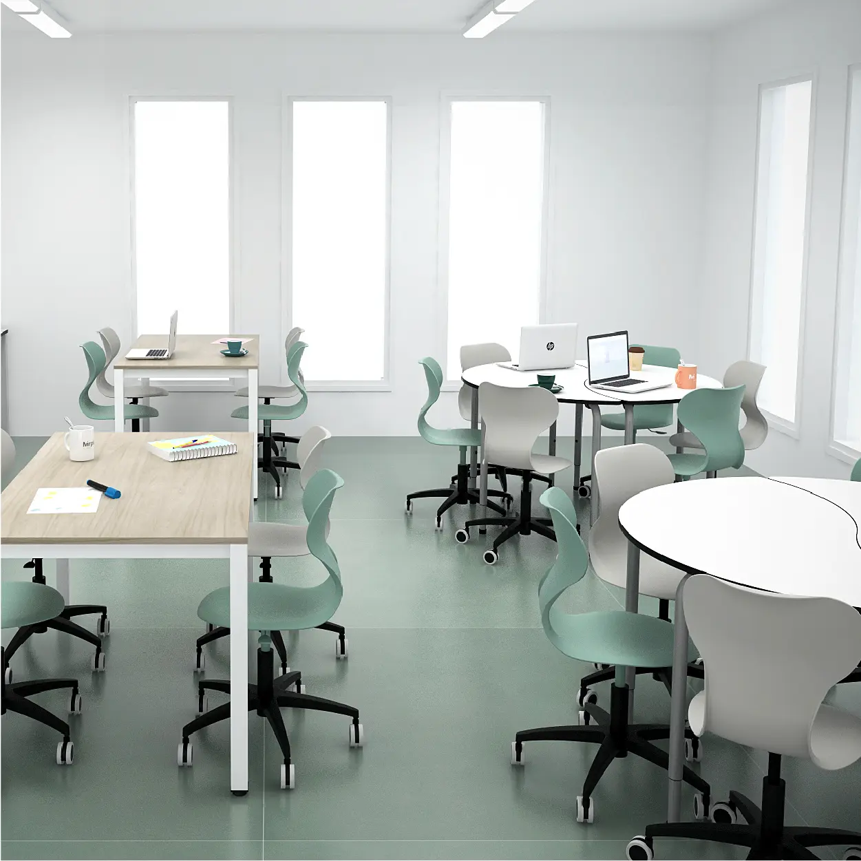 Giải pháp phòng học hiện đại khối THCS 4 PHTM THCS 1