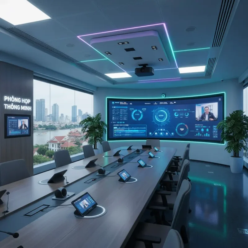 Giải pháp phòng họp không giấy 12 Tri tue nhan tao IoT – Nen tang cua phong hop tuong lai