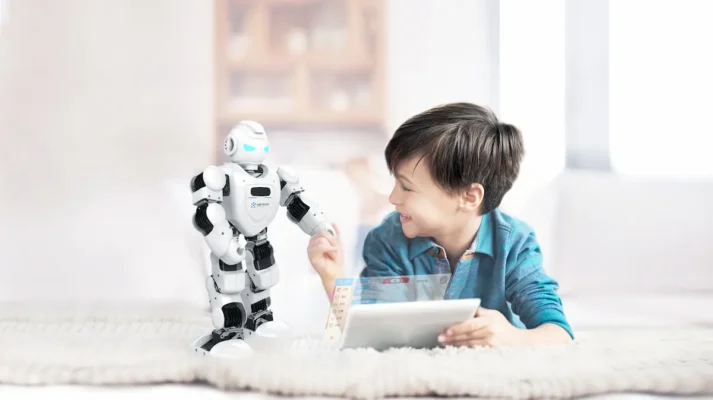 Robot giao duc Alpha 1E 3