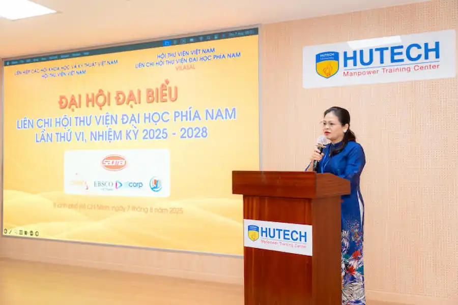 Sao Mai đồng hành cùng Đại hội Đại biểu Liên Chi hội Thư viện Đại học phía Nam” lần thứ VI 8 Sao Mai đồng hành cùng Đại hội Đại biểu Liên Chi hội Thư viện Đại học phía Nam” lần thứ VI