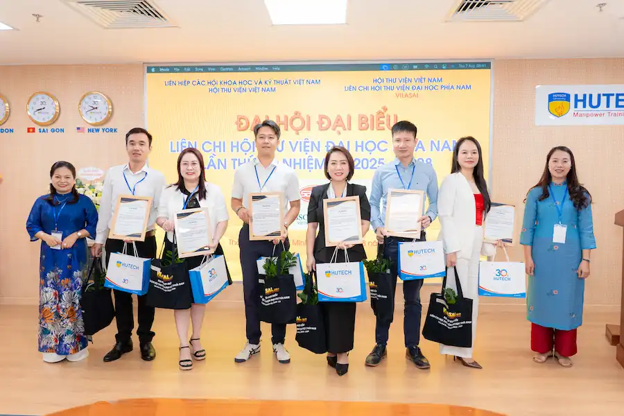 Sao Mai đồng hành cùng Đại hội Đại biểu Liên Chi hội Thư viện Đại học phía Nam” lần thứ VI 7 Sao Mai đồng hành cùng Đại hội Đại biểu Liên Chi hội Thư viện Đại học phía Nam” lần thứ VI