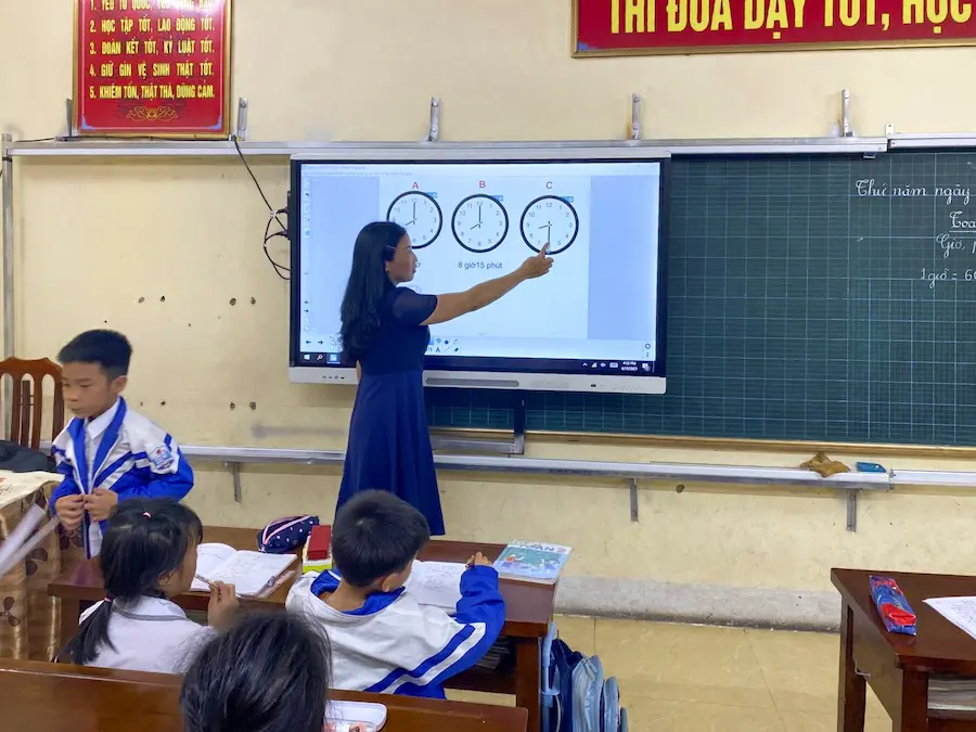 Dạy học hiệu quả với màn hình tương tác