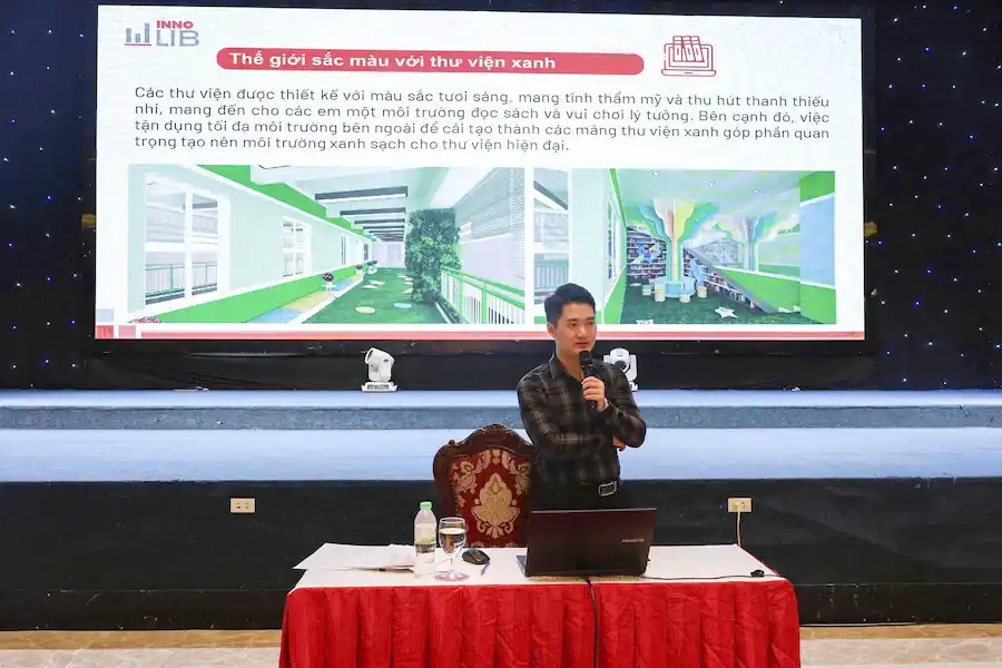 Sao Mai tài trợ và đồng hành cùng chương trình Tập huấn Nâng cao kỹ năng tổ chức hoạt động, dịch vụ thư viện cho thanh thiếu nhi (khu vực phía Bắc) 8 Sao Mai tài trợ và đồng hành cùng chương trình Tập huấn Nâng cao kỹ năng tổ chức hoạt động, dịch vụ thư viện cho thanh thiếu nhi (khu vực phía Bắc)