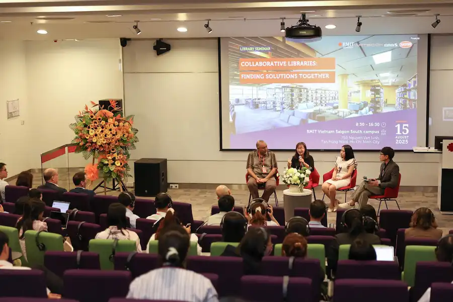 SAO MAI ĐỒNG HÀNH CÙNG ĐẠI HỌC RMIT THAM GIA HỘI THẢO HỢP TÁC LIÊN THƯ VIỆN