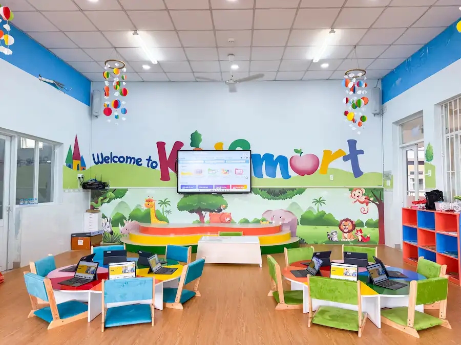 Phòng học thông minh Trường mầm non Long Thạnh Mỹ 3 Phòng học thông minh Trường mầm non Long Thạnh Mỹ