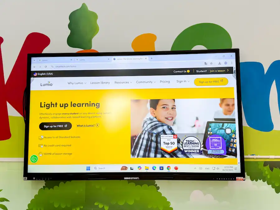 Phòng học thông minh Trường mầm non Long Thạnh Mỹ 4 Phòng học thông minh Trường mầm non Long Thạnh Mỹ
