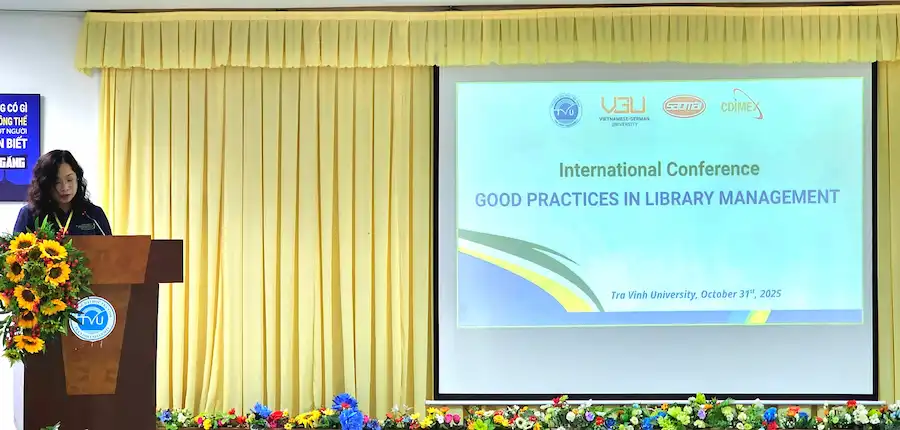 Sao Mai Education Group đồng hành cùng Hội thảo Quốc tế về Thư viện: “Những bài học thành công trong quản lý thư viện” tại Trường Đại học Trà Vinh