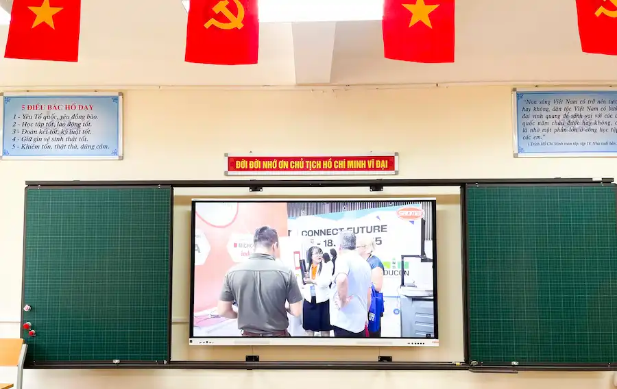Cung cấp màn hình tương tác SMART cho Trường Tiểu học Thăng Long 6 Cung cấp màn hình tương tác SMART cho Trường Tiểu học Thăng Long