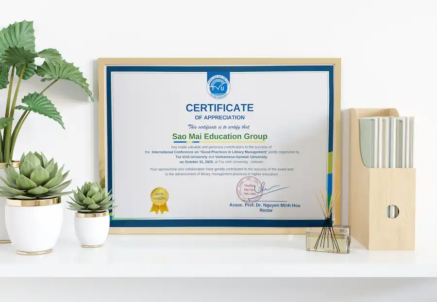 Sao Mai Education Group đồng hành cùng Hội thảo Quốc tế về Thư viện: “Những bài học thành công trong quản lý thư viện” tại Trường Đại học Trà Vinh