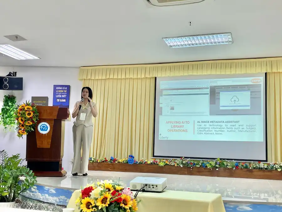 Sao Mai Education Group đồng hành cùng Hội thảo Quốc tế về Thư viện: “Những bài học thành công trong quản lý thư viện” tại Trường Đại học Trà Vinh
