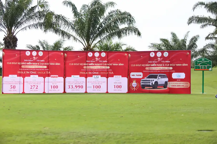 Giai Golf Tat Nien CLB Ho Dao Mien Nam CLB Golf Ninh Binh 2