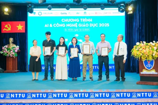 Sao Mai Education Group đồng hành cùng Talkshow “AI & Công nghệ Giáo dục 2025” tại Trường Đại học Nguyễn Tất Thành