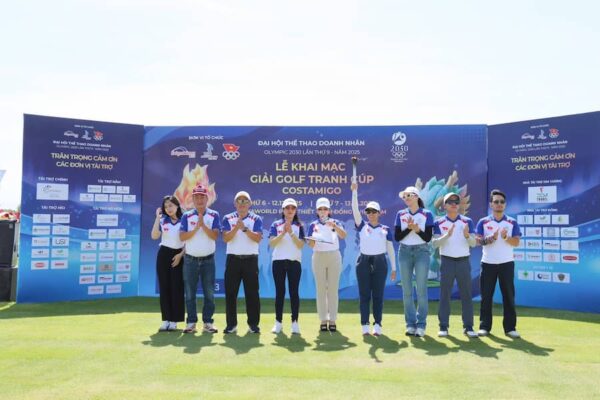 Sao Mai dong hanh cung Dai hoi the thao Doanh nhan Olympic 2030 – tai tro HIO cho Giai Golf Tranh cup Costamigo 1