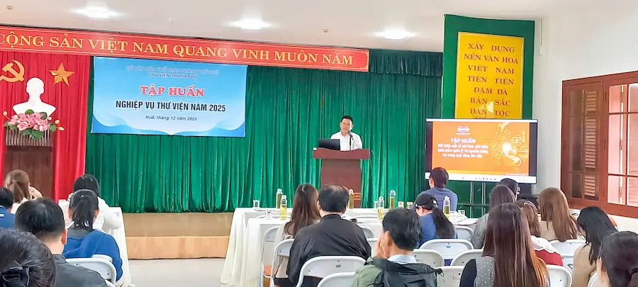 Sao Mai đồng hành cùng Thư viện Huế tham gia chương trình tập huấn nghiệp vụ thư viện năm 2025 6 Tap huan thu vien tai Hue 2