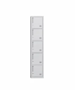 Tủ kim loại bảo quản tài sản theo cột đơn 5 tầng