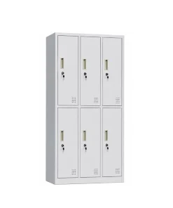 Tủ kim loại bảo quản tài sản 6 cánh 2 tầng