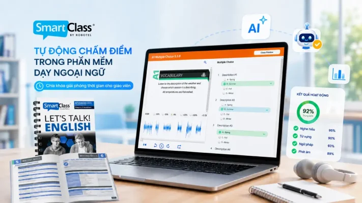 Tinh nang cham diem tu dong voi SMARTCLASS