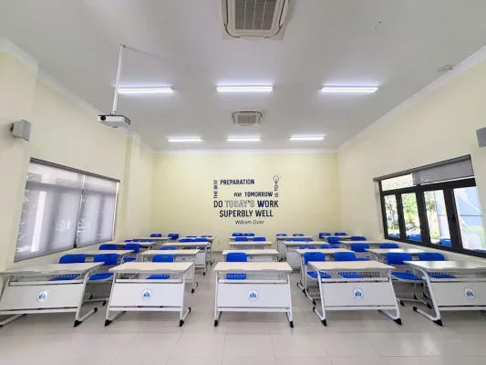 phòng học hiện đại tại Trường Đại học Nha Trang